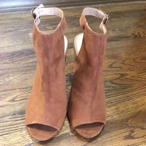 Suede booties